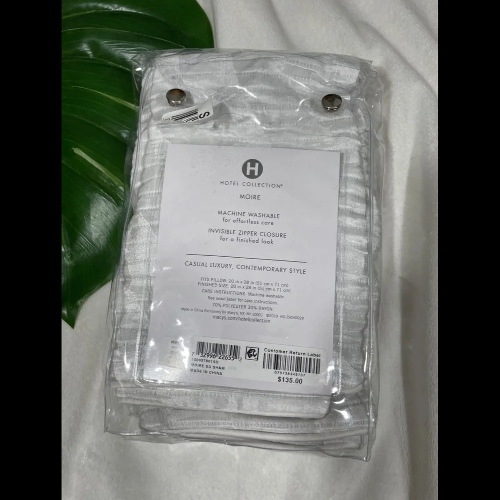 NIB Hotel Collection Moire‎ (1) Standard Sham Pillo